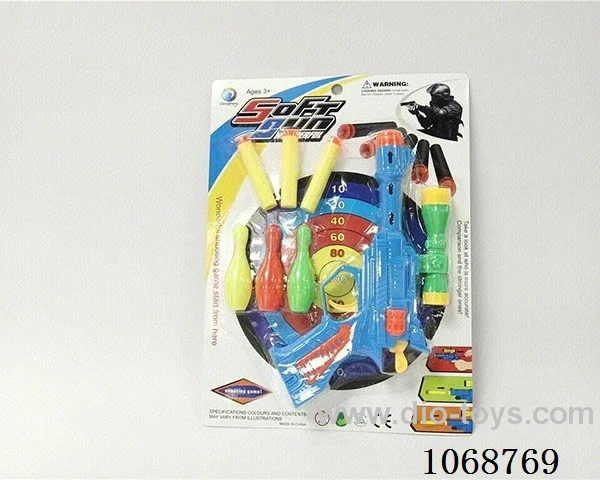 EVA soft gun with bowling ball