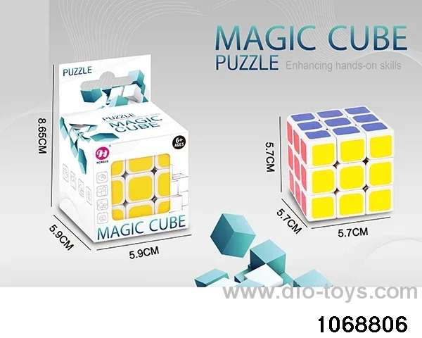 Rubik's cube in window box