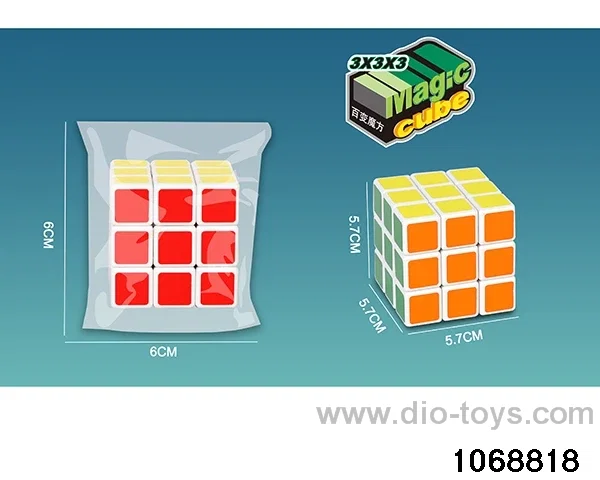 Rubik's cube in opp bag
