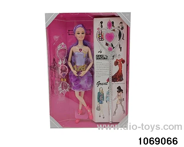 11 inch doll with light and music in window box
