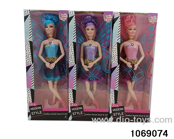 11 inch doll with light and music in window box