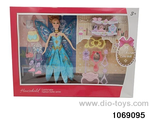 11 inch doll with light and music in window box