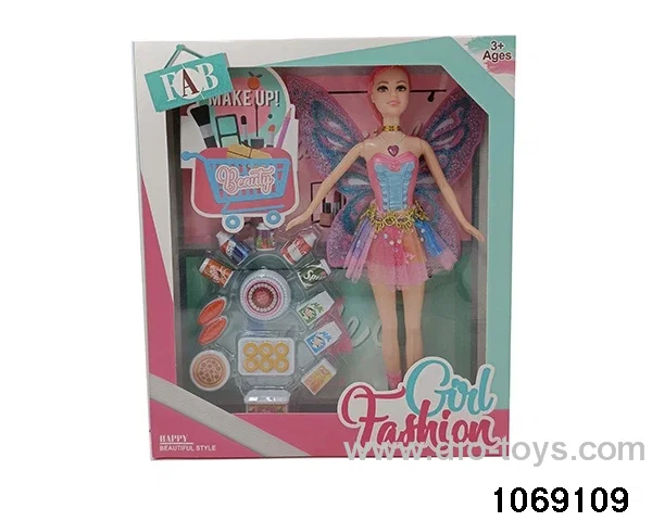 11 inch doll with light and music in window box