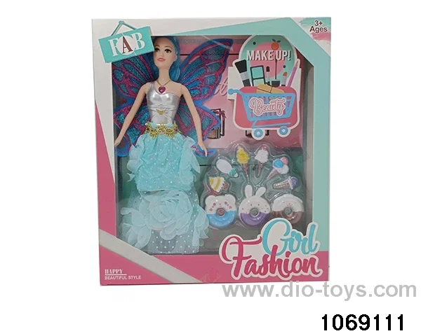 11 inch doll with light and music in window box