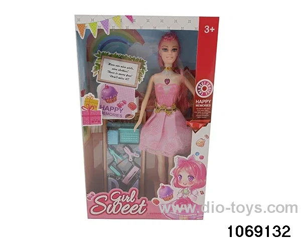 11 inch doll with light and music in window box