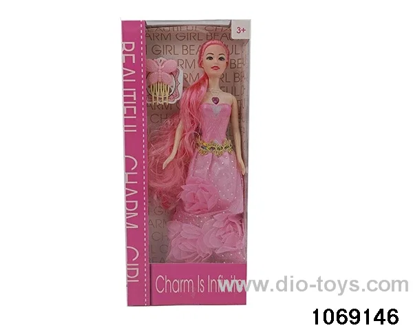 11 inch doll with light and music in window box