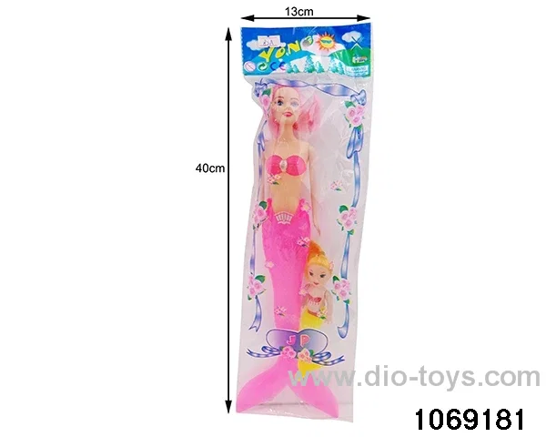 11 inch mermaid with lights in opp bag