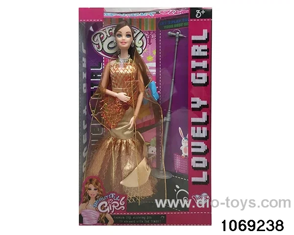 11 inch doll set in window box