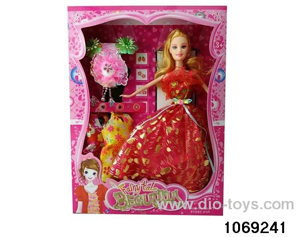 11.5 inch doll set in window box