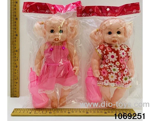 12 inch doll in PP bag with header