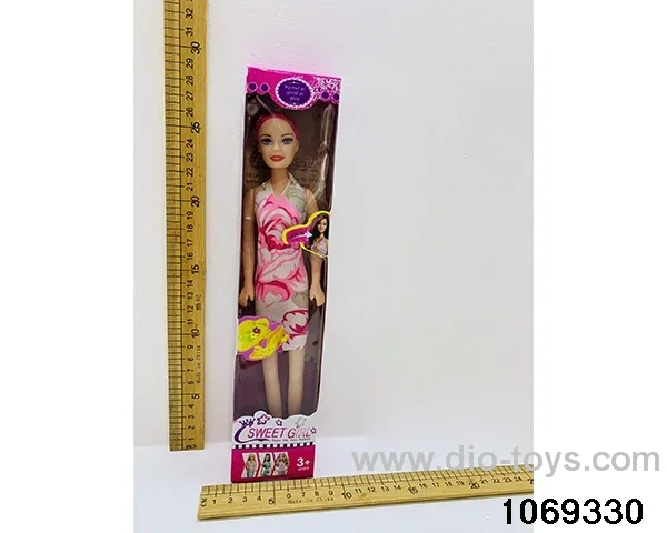 Barbie doll in window box