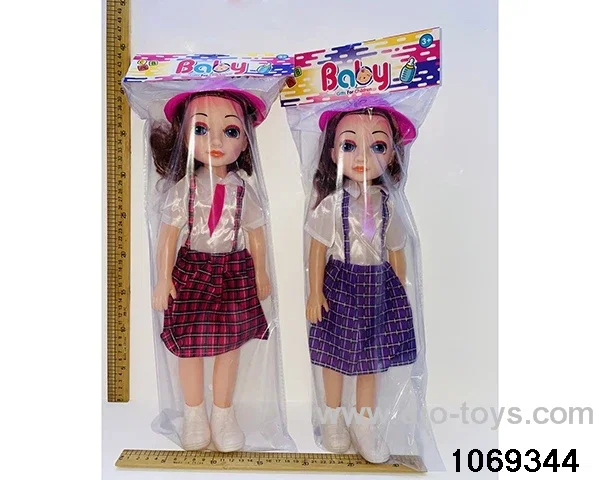 18 inch doll with IC in pe bag with header