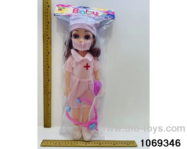 18 inch doll with IC in pe bag with header