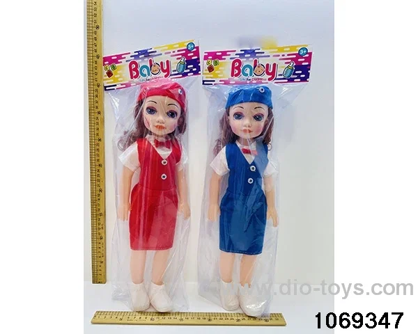 18 inch doll with IC in pe bag with header