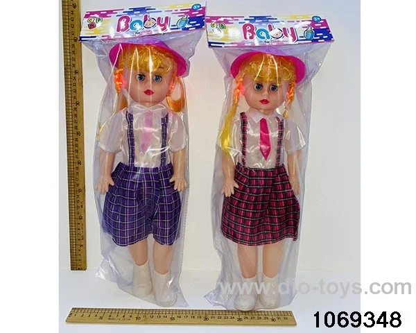 18 inch doll with IC in pe bag with header