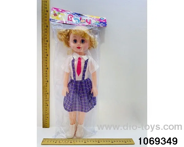 18 inch doll with IC in pe bag with header