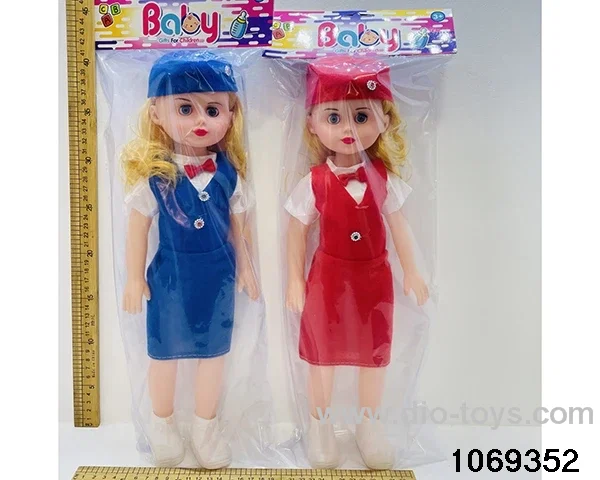 18 inch doll with IC in pe bag with header