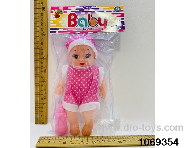 8 inch doll in pe bag with header