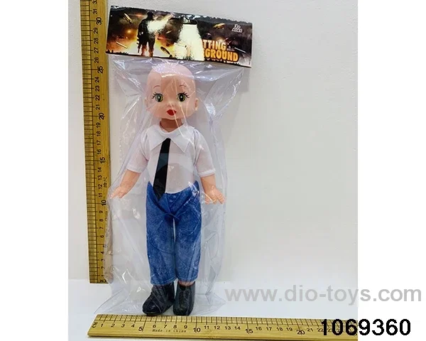 12 inch doll in pe bag with header