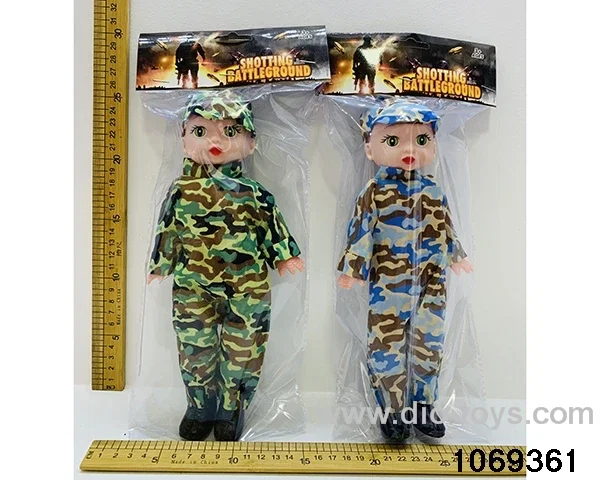 12 inch doll in pe bag with header