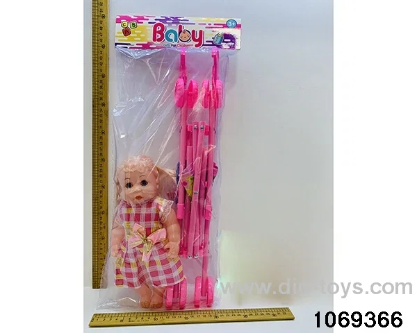 12 inch doll with IC in pe bag with header