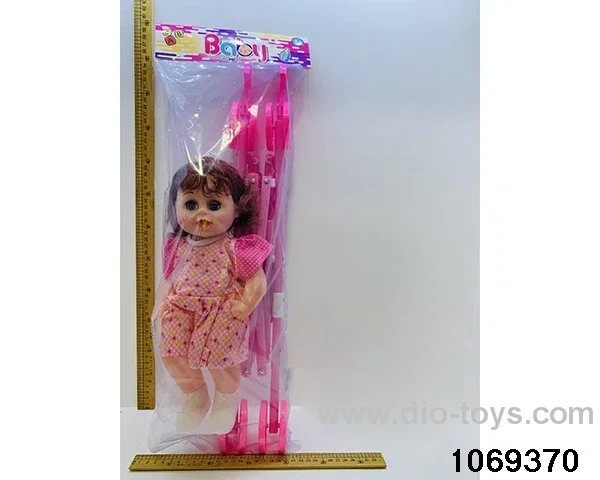 18 inch doll with IC in pe bag with header