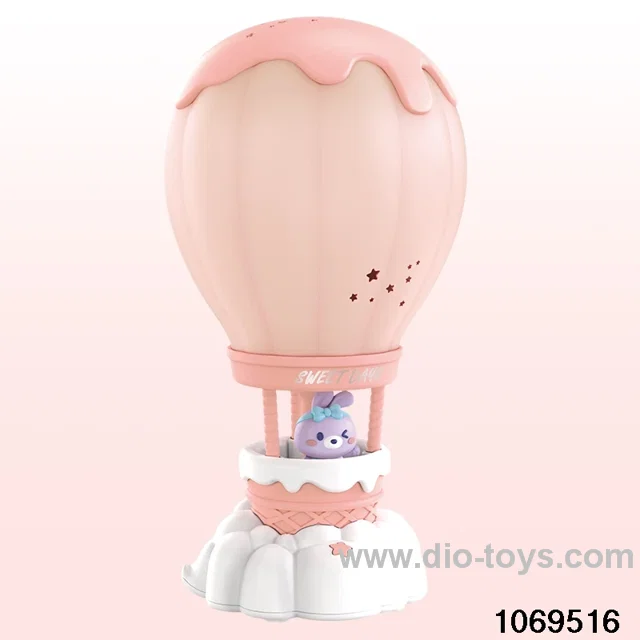 Cute Rabbit Balloon Table Lamp in color box