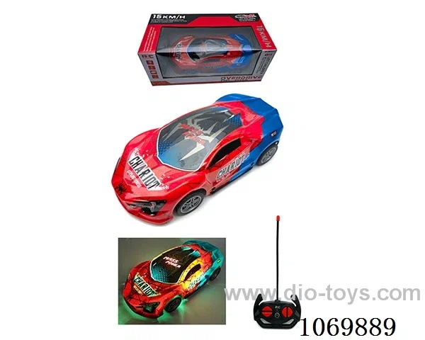 1:20 4ch rc car with light not included battery