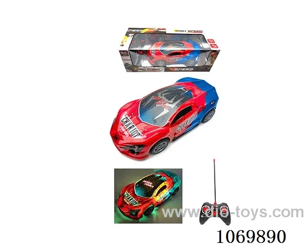 1:18 4ch rc car with light not included battery