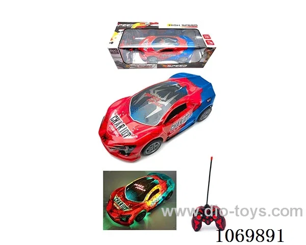 1:18 5ch rc car with light not included battery