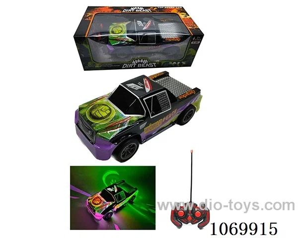 1:14 5ch rc car with light not included battery