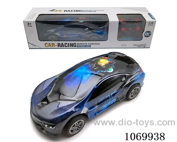 1:16 5ch rc car with light not included battery