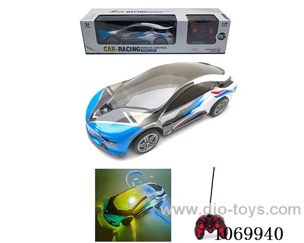 1:16 5ch rc car with light not included battery