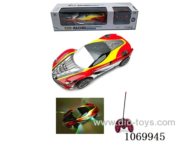 1:16 5ch rc car with light not included battery