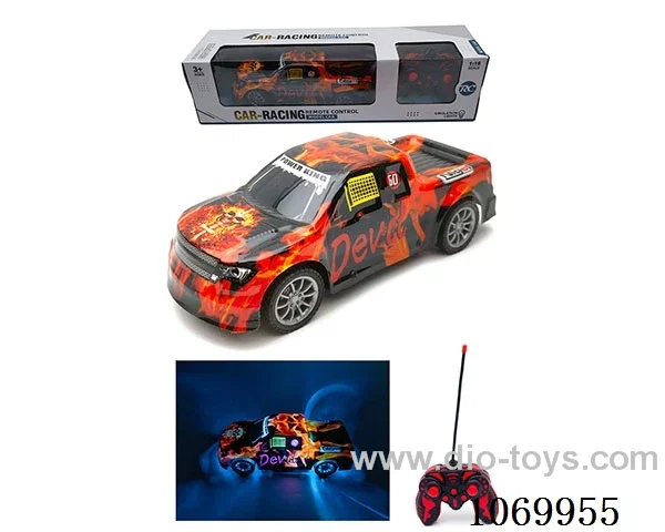 1:16 5ch rc car with light not included battery