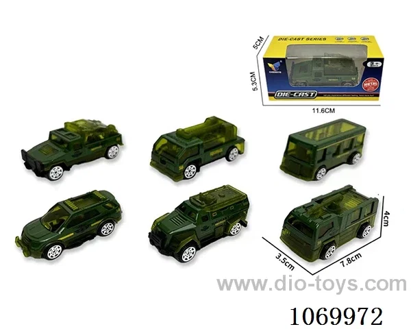 1:64 free wheel alloy car