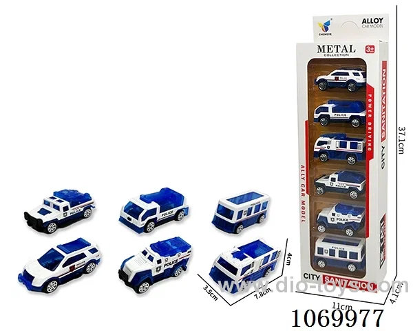 1:64 free wheel alloy car