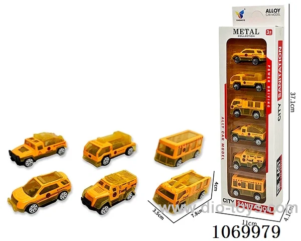 1:64 free wheel alloy car