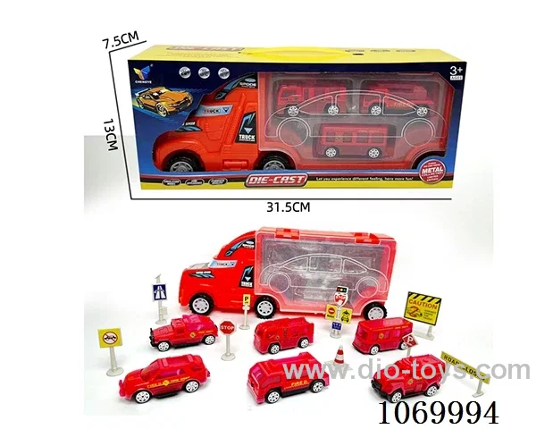 Inertial container tractors +3 alloy fire engines (with signpost)