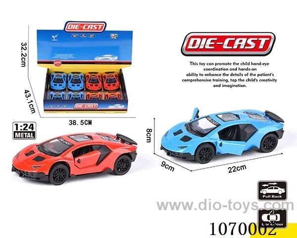1：24 friction alloy car