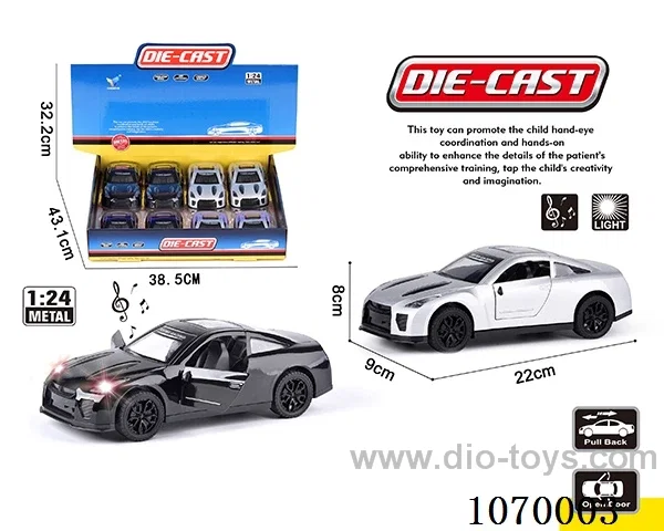 1：24 friction alloy car