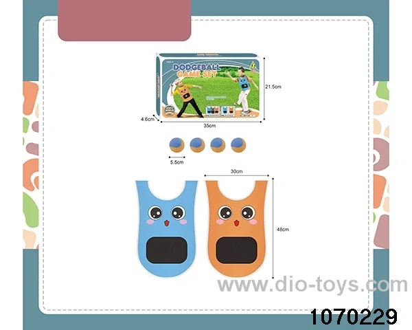 Interactive Sticky Ball Clothes Set in color box