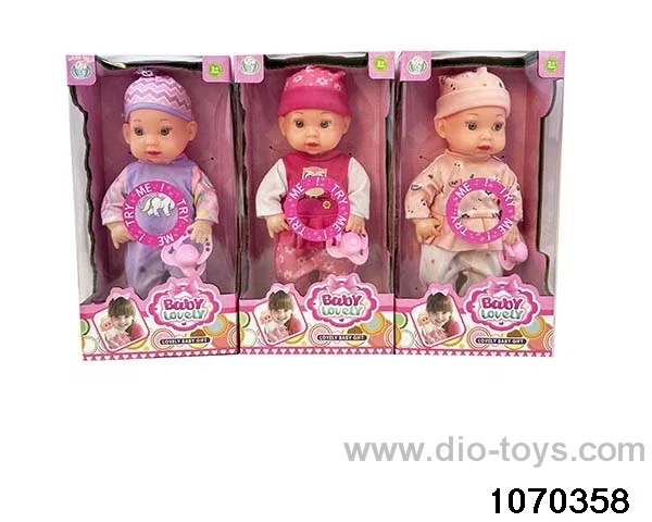 11 inch doll with 12 voices IC in window box