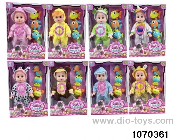 14 inch doll with 12 voices IC in window box