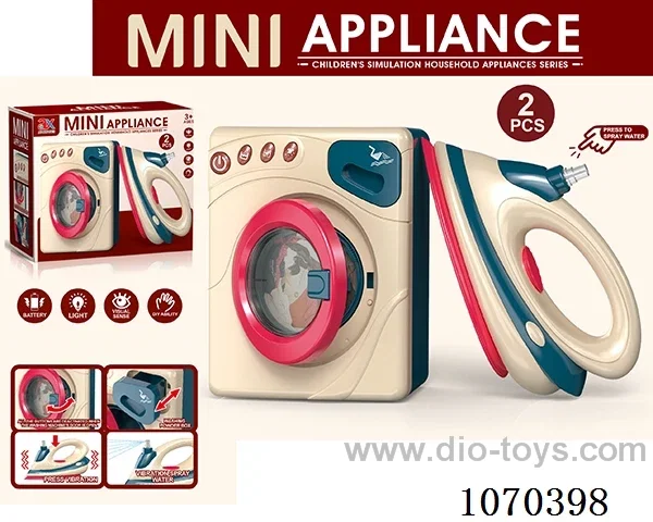 B/O washing machine and iron combination