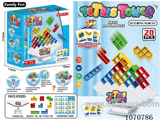 Tetris Jenga 16PCS