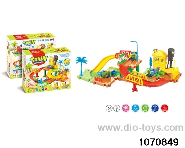 Motorised track with music and lights in Hand box