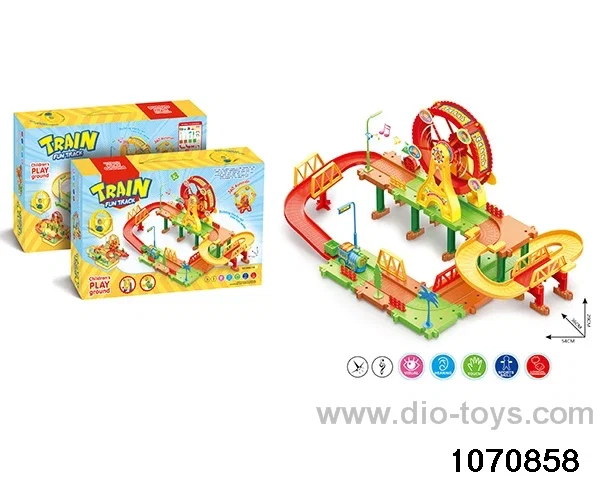 Motorised track with music and lights in Hand box
