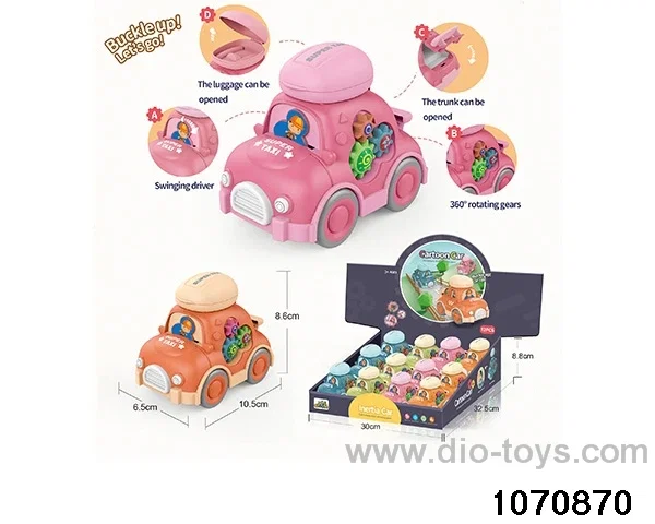 12pcs inertial vehicle in display box