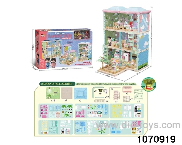 DIY Villa Furniture Set in color box
